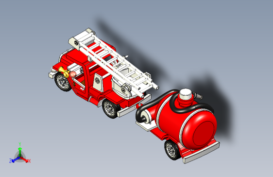 G058926-消防车。玩具。+_+玩具。消防车。=卡车吊车