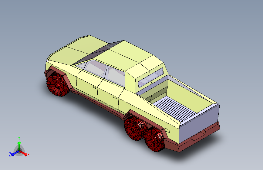 G058975-特斯拉赛博（Tesla+Cyber__truck）6X6
