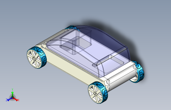 G059120-Automoblox+蓝色汽车=汽车轿车SUV