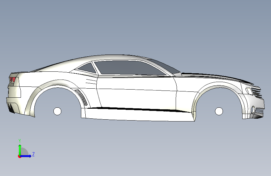 G059159-Camaro+(2)=汽车轿车SUV 左侧视图