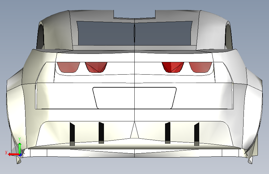 G059159-Camaro+(2)=汽车轿车SUV 背面视图