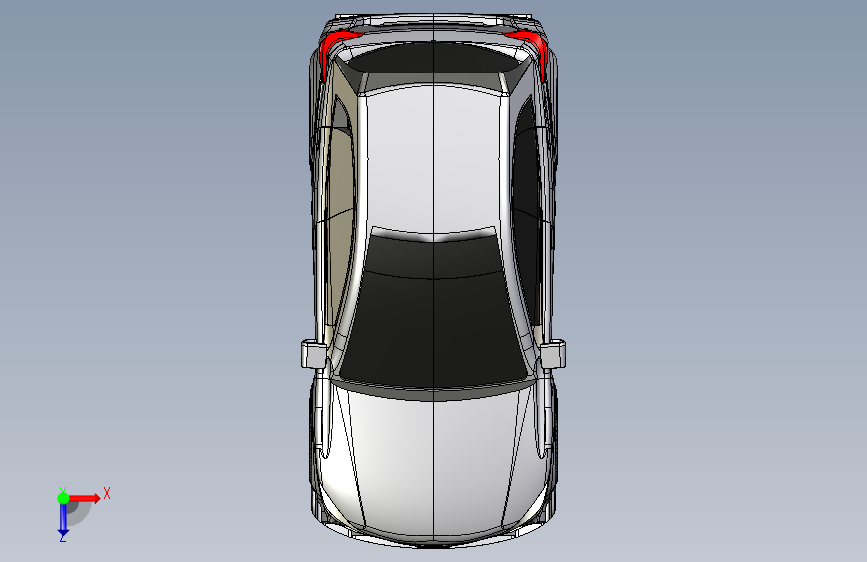 G059522-TBO+T2+2022+款式大型轿车=汽车轿车SUV 俯视图