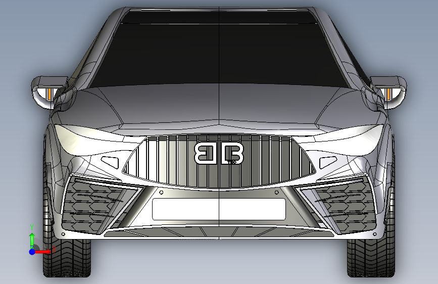 G059522-TBO+T2+2022+款式大型轿车=汽车轿车SUV 正面视图