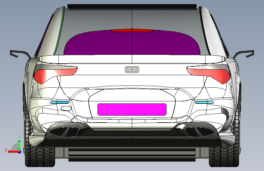 G059542-TBO+T6-2022+-Grande+Berline=汽车轿车SUV 背面视图