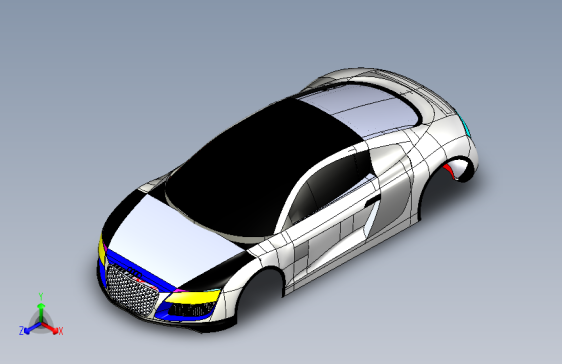 G059767-奥迪R8在CATIA=汽车轿车SUV