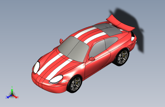 G059839-保时捷911+Carrera在Solidworks中建模和渲染=汽车轿车SUV