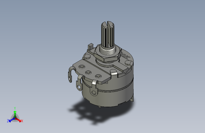 B100KPotentiometerONOFFSwitch