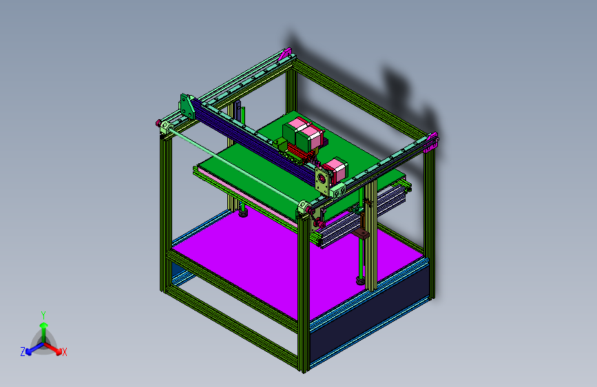 3D打印机结构钣金