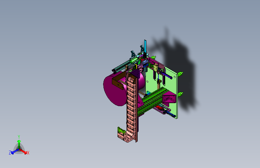 SYSB-NX1806-03轴组入平台_STEP_模型图纸下载 – 懒石网