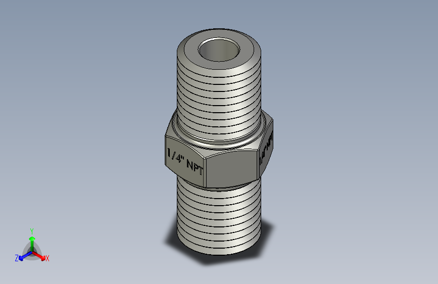 CouplerMaleSteel0250NPT