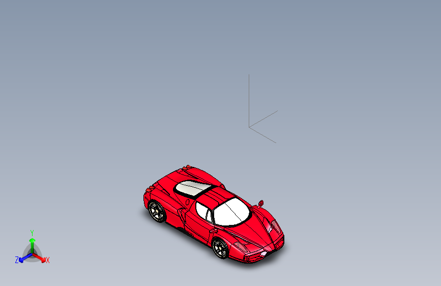 G060172-法拉利Enzo+-+基础SolidWorks实体模型=汽车轿车SUV