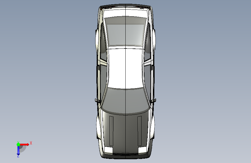 G060236-丰田Trueno+GT+APEX+AE86=汽车轿车SUV 俯视图