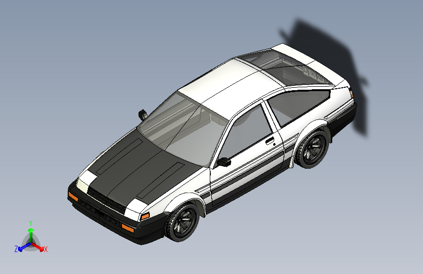 G060236-丰田Trueno+GT+APEX+AE86=汽车轿车SUV