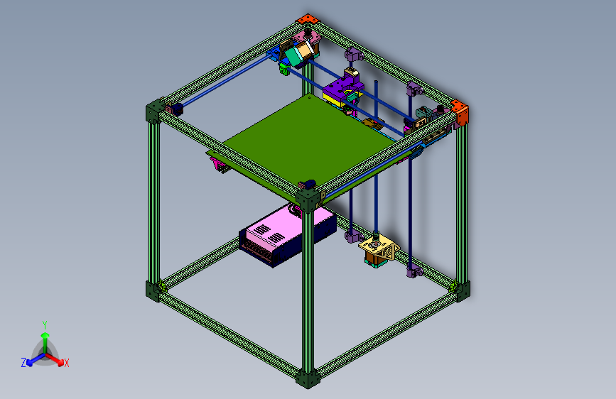 高精度DIY桌面3D打印机
