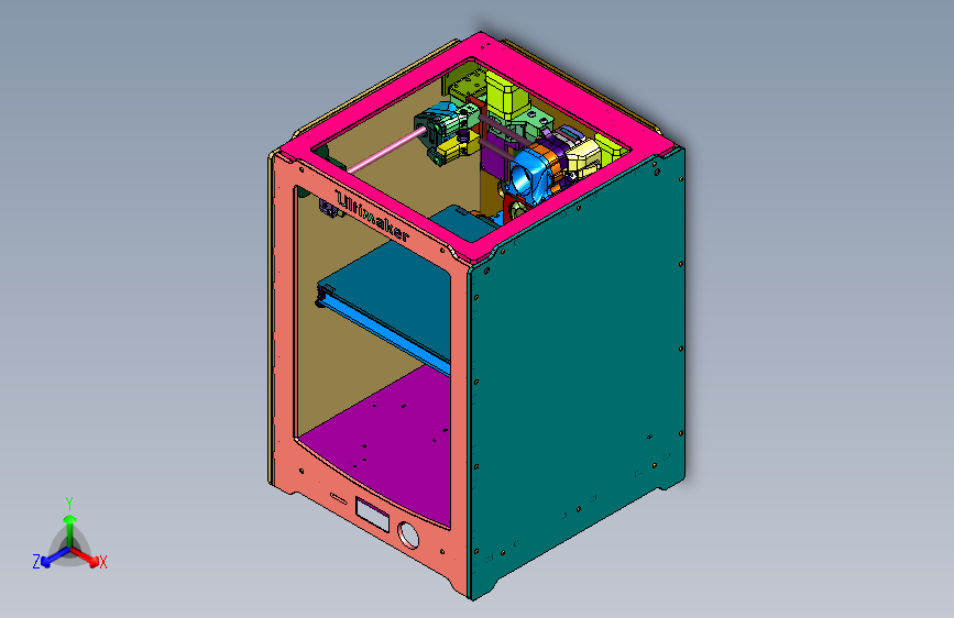 工业级金属家用整机高精度3d打印机