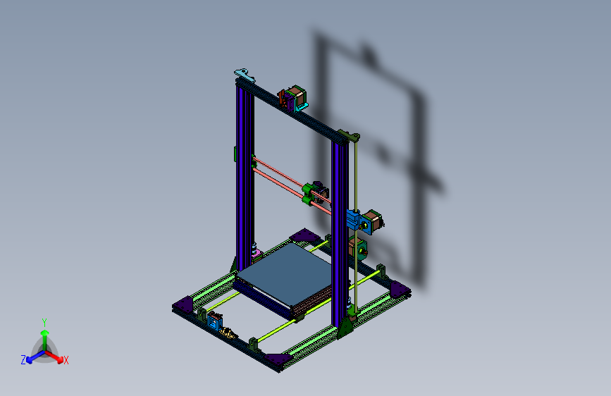 智能3D打印机机身