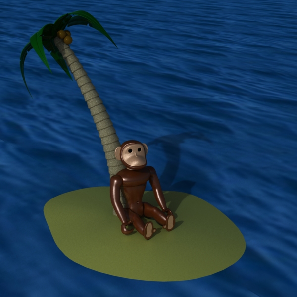 塑料玩具黑猩猩