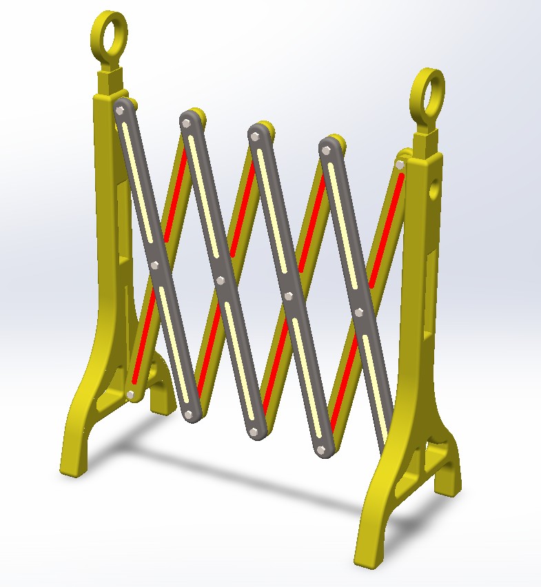可折叠围栏结构