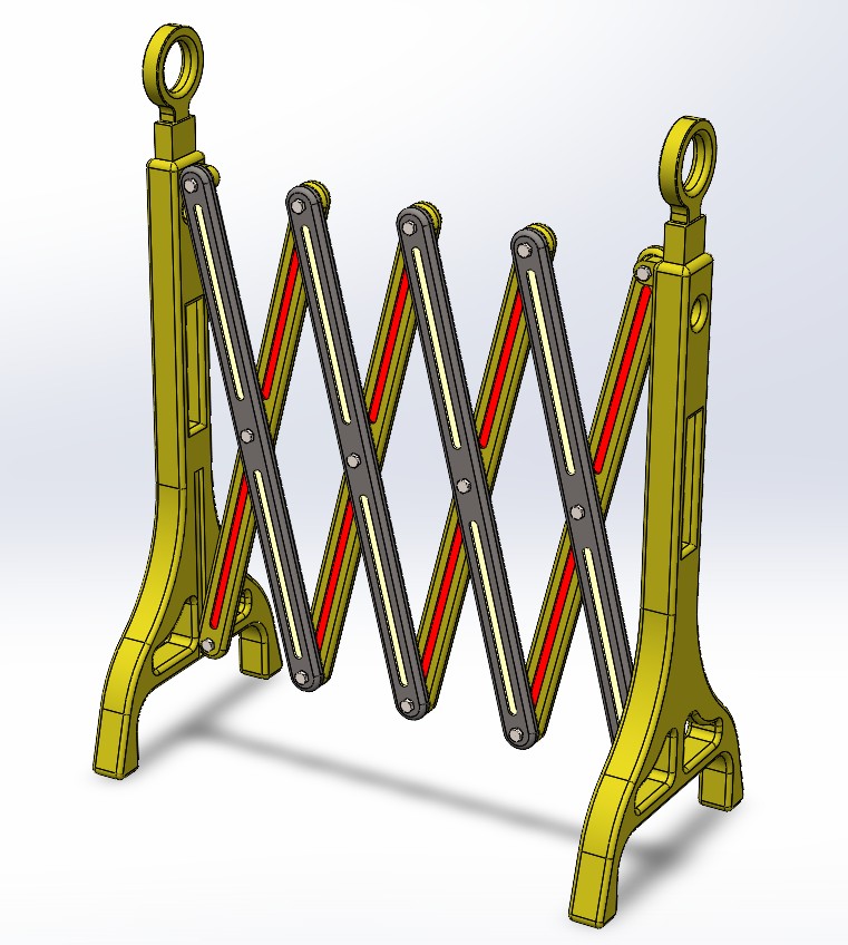 可折叠围栏结构