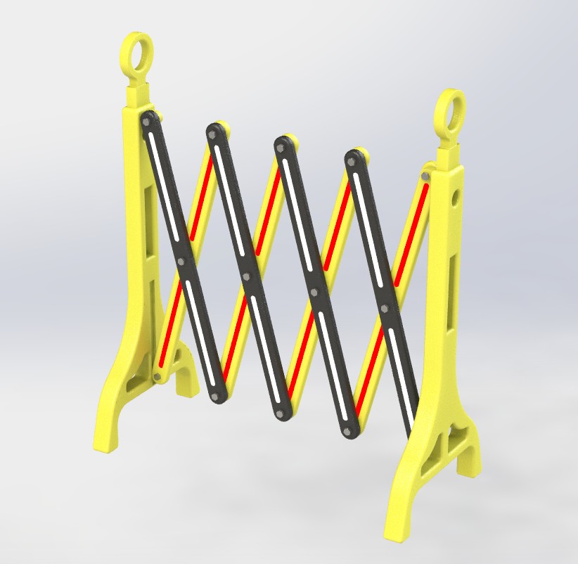 可折叠围栏结构