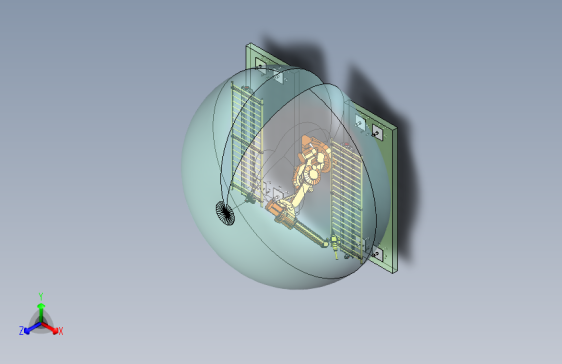 ABB激光焊接机器人工作站 3D模型