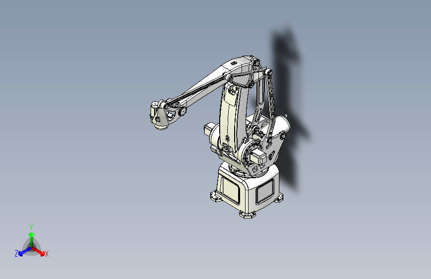 SRB300码垛机器人三维模型图纸