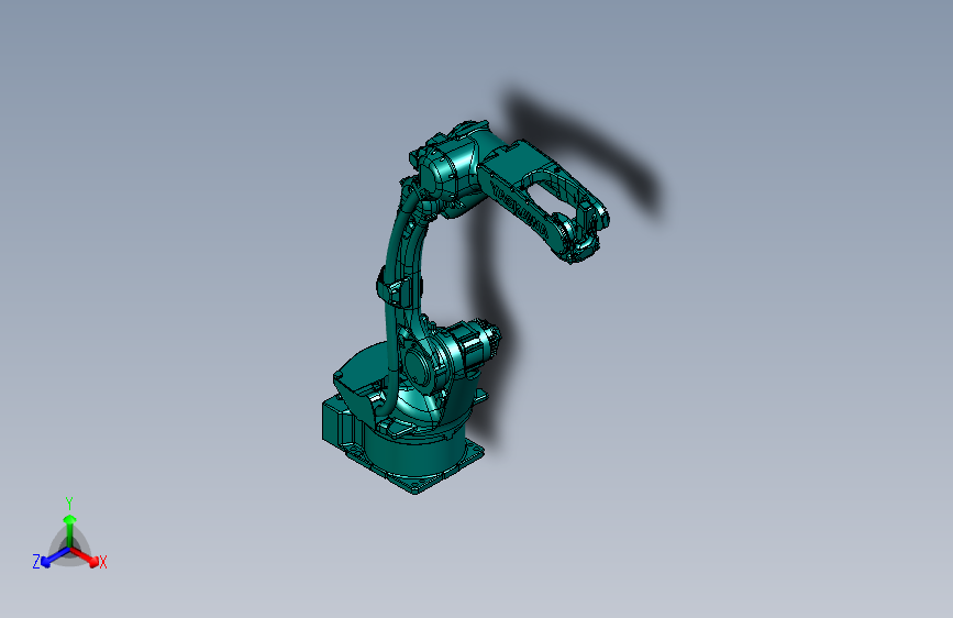 YASKAWA MOTOMAN GP12三维模型图纸