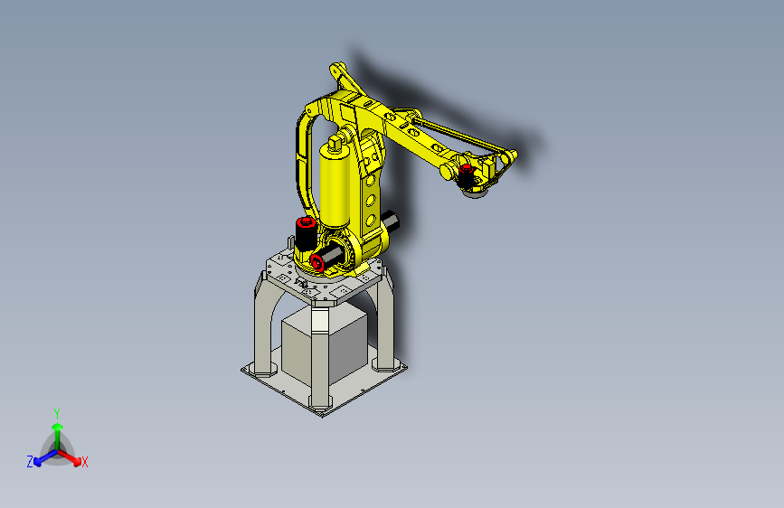 发那科M410iB-300三维模型图纸
