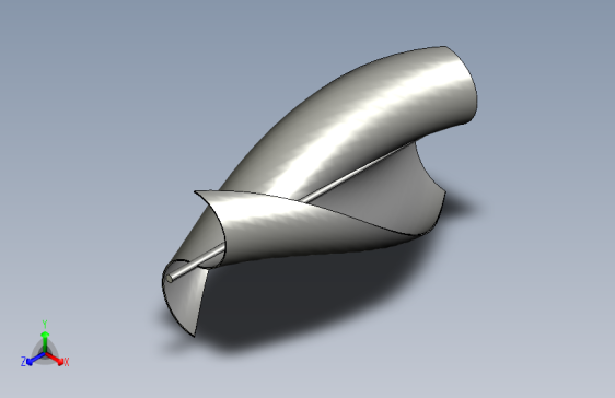 G091575-Vertical Wind turbine Blade=涡轮风力发电机