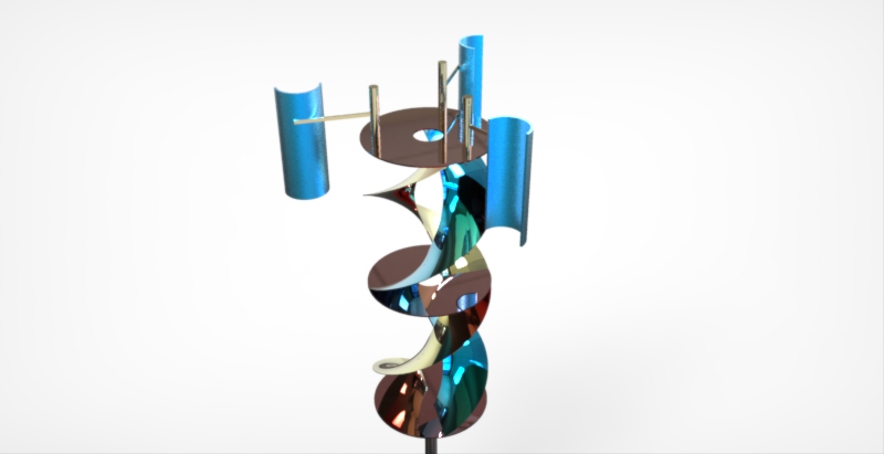 G091753-风力涡轮机 #1=涡轮风力发电机