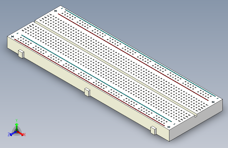 用于测试电路的面包板
