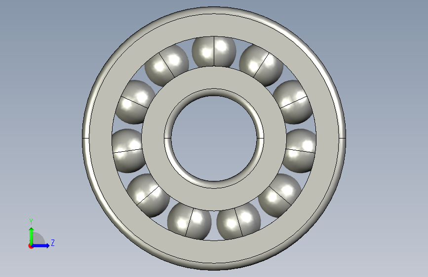Rollingbearings6301GB276-941 左侧视图