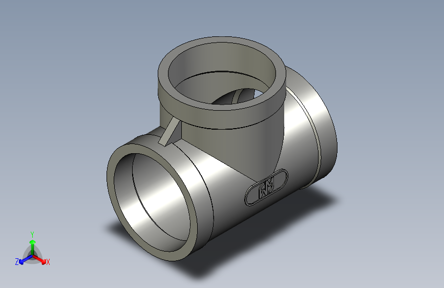 DN50-正三通