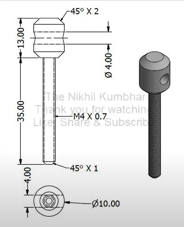 G093005-3D CAD 基础练习_ V形块夹具_ V形块夹板_ Autodesk Inventor Pro=夹紧夹具管夹