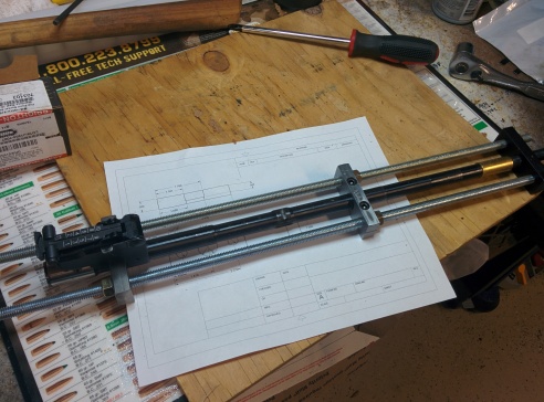 G093133-AK-74枪管清膛工具=夹紧夹具管夹