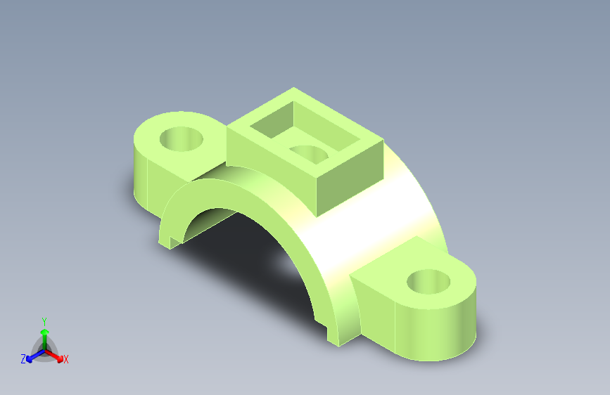 G093198-caddexpert CAD 3D 练习 113_ 管夹 Autodesk Inventor Pro=夹紧夹具管夹