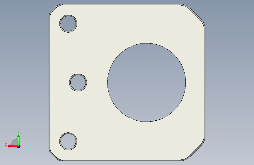 G093202-CAT-40 工具更换块=夹紧夹具管夹 背面视图