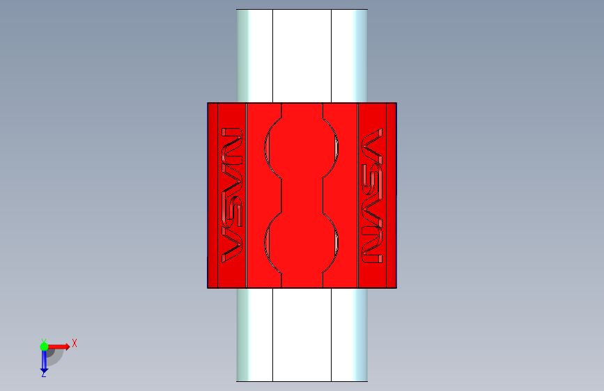 G093712-NASA 扶手夹 (11)=夹紧夹具管夹 俯视图