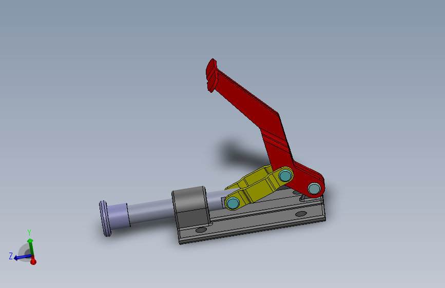G093883-Solidworks 夹具组件=夹紧夹具管夹