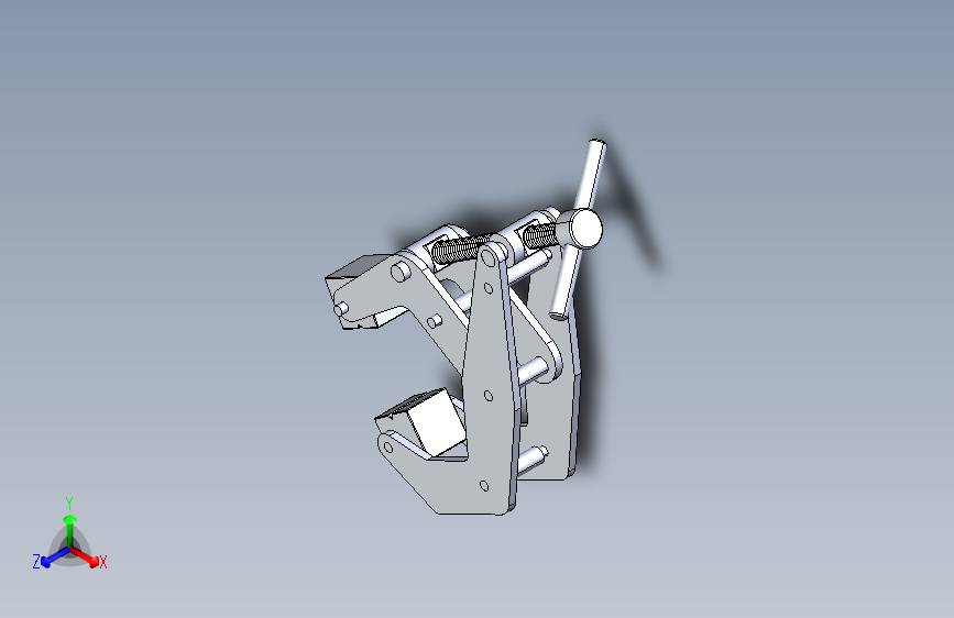 G093890-Solidworks_ 桌边旋转夹=夹紧夹具管夹