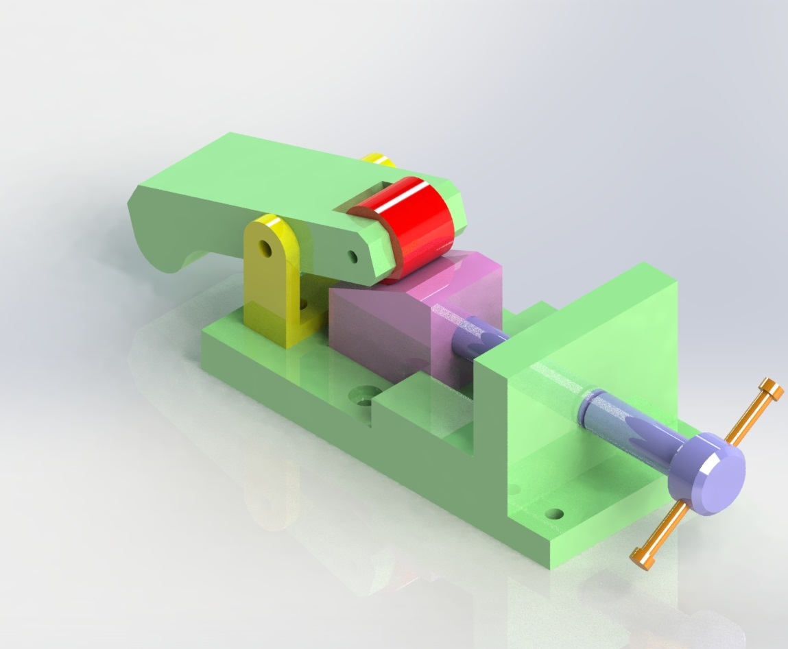 G093892-Solidworks中的夹具设计=夹紧夹具管夹