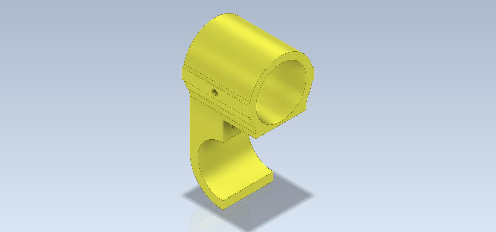 G093907-Studycadcam 3D CAD 练习339_ 安装夹_ Autodesk Inventor Pro=夹紧夹具管夹