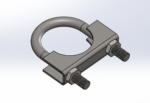 G093948-U型抱夹=夹紧夹具管夹