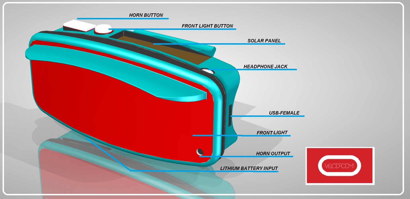 G093955-Velodroom 前灯带MP3=夹紧夹具管夹
