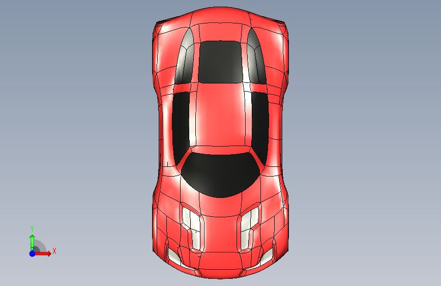 G060423-混合动力汽车的3D模型=汽车轿车SUV 正面视图
