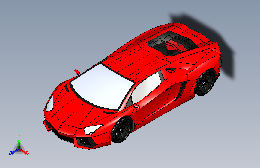 G060607-兰博基尼+Aventador+3D=汽车轿车SUV