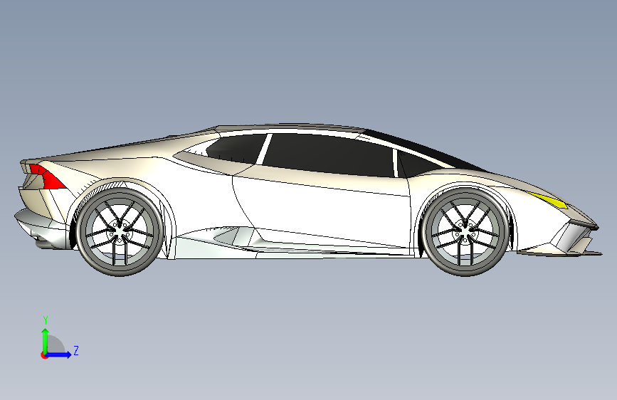 G060611-兰博基尼+Huracan=汽车轿车SUV 左侧视图