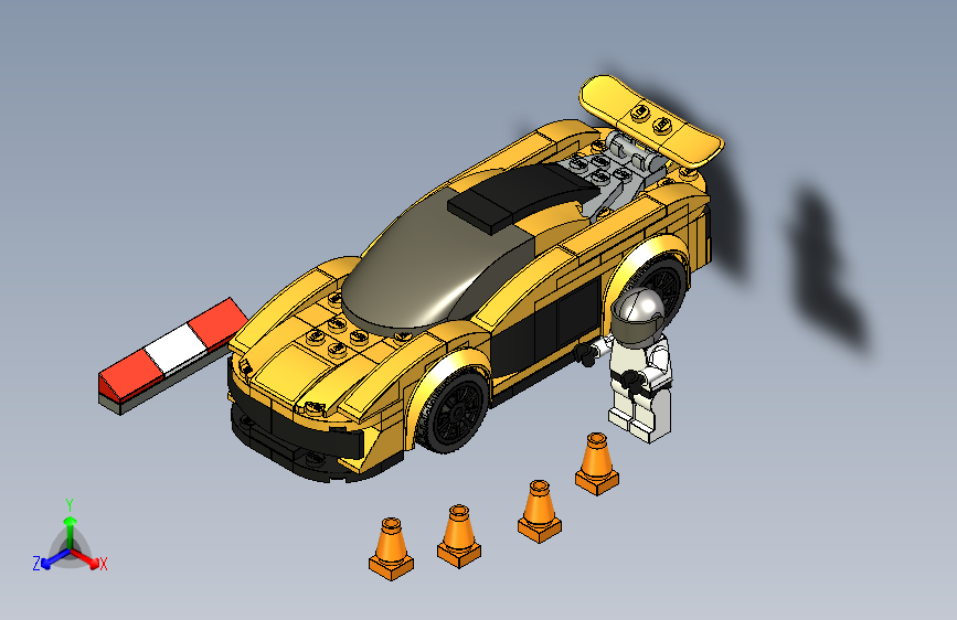 G060728-乐高速度冠军+-+迈凯伦+P1=汽车轿车SUV