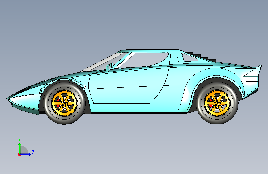 G060784-卢兰来Stratos+HF运动=汽车轿车SUV 左侧视图