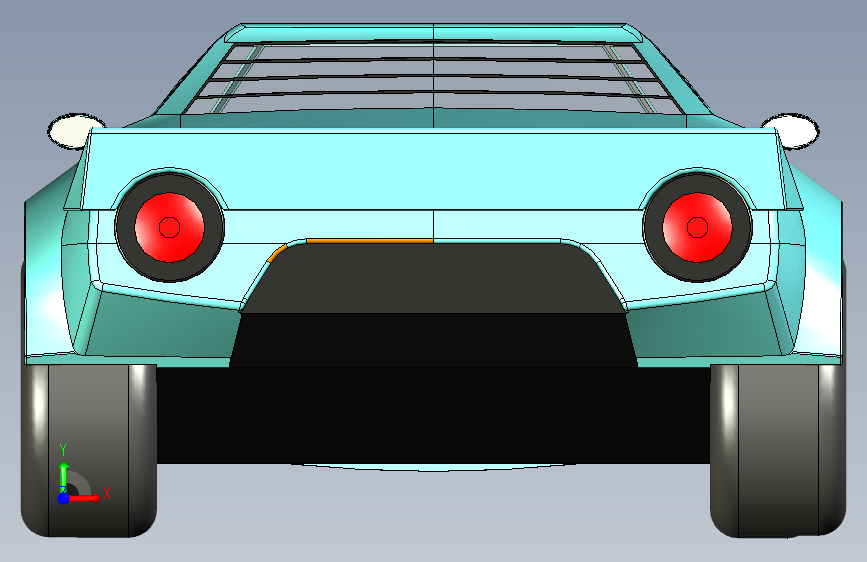 G060784-卢兰来Stratos+HF运动=汽车轿车SUV 正面视图